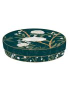 Set mit 4 mehrfarbigen Porzellantellern von Royal Peonies — 19 x 19 x 2 cm