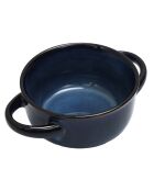 Set di 6 ciotole da minestra in gres antico blu - 13,7 x 7 x 13,7 cm