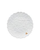 Plat en porcelaine Holly & Berries blanche - 20 x 20 x 2 cm