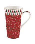 Mug en porcelaine Fancy Christmas multicolore - 600 ml
