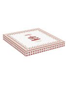 Set di 2 set per torte in porcellana multicolore Christmas Wonderland - 32 x 32 x 0,04 cm