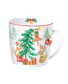Tasse en porcelaine Christmas Gang multicolores - 350 ml
