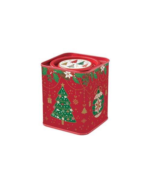 Servizio da tè con 2 tazze in porcellana multicolore Jingle Bells - 45 x 19 x 12 cm