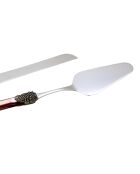 Set de 2 postres de acero inoxidable Syrah marrón, 25 x 5 x 4 cm