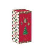 Set di 3 set da tè in porcellana multicolore Jingle Bells - 11,5 x 9 x 12 cm