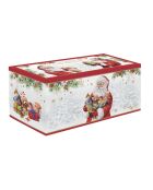 Set van 2 veelkleurige Santa Is Coming porseleinen bekers - 350ml