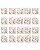 Set mit 20 mehrfarbigen Papierservietten „Roses in Bloom“, 33 x 33 cm