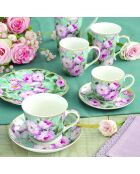Set mit 20 mehrfarbigen Papierservietten „Roses in Bloom“, 33 x 33 cm