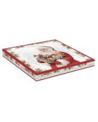 Set de 2 juegos de tartas de porcelana con pala multicolor de Santa Is Coming, 32 x 32 x 0,04 cm