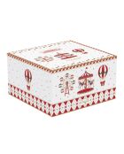 Taza de té y platillo de porcelana Christmas Wonderland multicolor, 200 ml