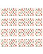 Set de 20 servilletas de papel multicolores para Nochebuena, 33 x 33 x 8 cm