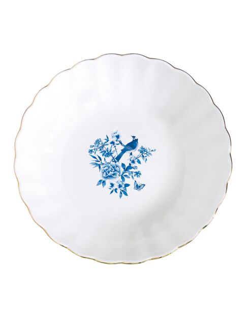 Set di 4 piatti in porcellana Paradise Garden multicolore - 20 x 20 x 5 cm