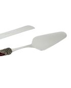 Syrah Bordeaux Dessertservice aus Edelstahl, 25 x 5 x 4 cm, 2er-Set
