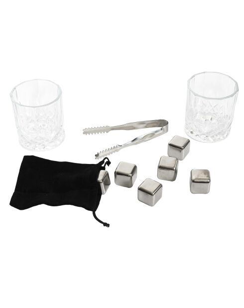 Caja de whisky Gentleman Brown de 10 piezas, 21,2 x 8,9 x 17,8 cm