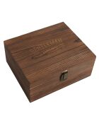 Scatola da whisky Gentleman marrone da 10 pezzi - 21,2 x 8,9 x 17,8 cm