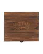 Scatola da whisky Gentleman marrone da 10 pezzi - 21,2 x 8,9 x 17,8 cm
