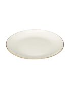 Service vaisselle porcelaine 12pièces erina blanc - 27 x 3.5 x 27 cm