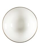Service vaisselle porcelaine 12pièces erina blanc - 27 x 3.5 x 27 cm