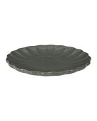 Set de 6 platos Calista grises - D. 27 cm