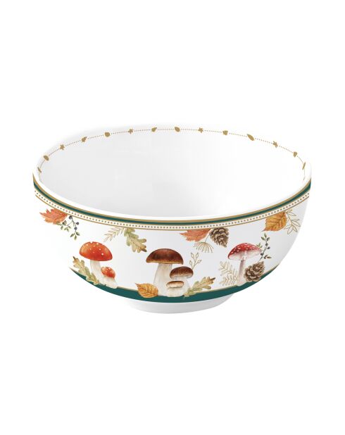 Juego de 6 cuencos de porcelana multicolor Autumn Breeze, 12 x 12 x 5,5 cm