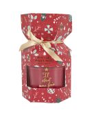 Vela aromática roja Cracker Noël tradi, 9,5 x 16,5 x 8,2 cm