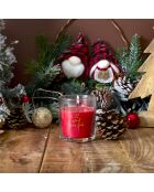 Vela aromática roja Cracker Noël tradi, 9,5 x 16,5 x 8,2 cm