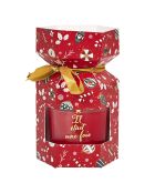 Vela aromática roja Cracker Noël tradi, 9,5 x 16,5 x 8,2 cm