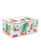 Set mit 2 mehrfarbigen Christmas Gang Porzellantassen — 350 ml