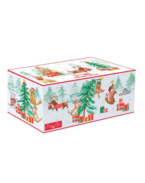 Set mit 2 mehrfarbigen Christmas Gang Porzellantassen — 350 ml
