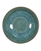 Lot de 6 assiettes à soupe Elia vertes/noires - D. 18,5 cm