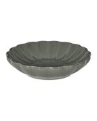 Lot de 6 assiettes creuses Calista grises - D. 20 cm
