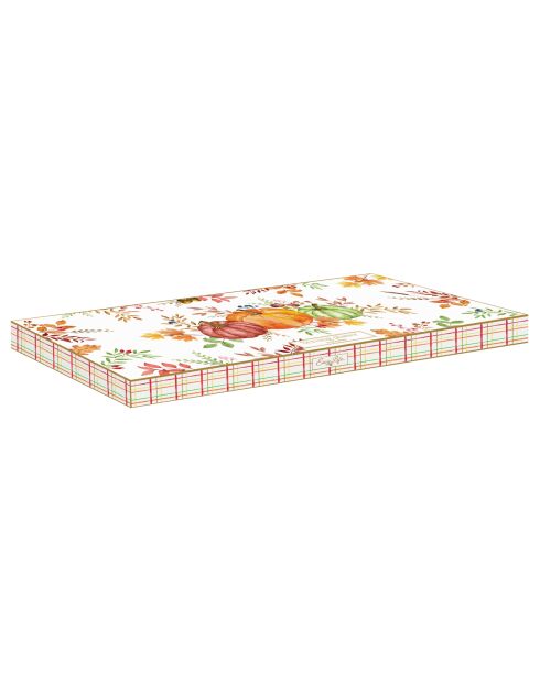 Plato para servir de porcelana Harvest multicolor, 35 x 15 x 2,5 cm