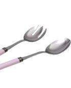Juego de 2 porciones de ensalada Giulietta 1.5 White de acero inoxidable, 25 x 5 x 4 cm