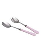 Juego de 2 porciones de ensalada Giulietta 1.5 White de acero inoxidable, 25 x 5 x 4 cm