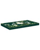 Plato para servir de porcelana multicolor Royal Peonies, 35 x 15 x 2,5 cm