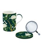 Tazza in porcellana fine multicolore Royal Peonies di alta qualità - 350 ml