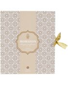 Set de 7 velas aromáticas en una caja dorada de aromas orientales, 6 x 6 x 6 cm