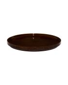 Set de 6 platos Ysia marrones - D. 25 cm