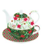 Christmas Joy Tee-Set aus mehrfarbigem Porzellan, 350 ml