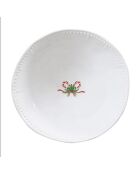 Set di 6 piatti da minestra in ceramica multicolore Natale Incantato - 19,5 x 19,5 x 6 cm