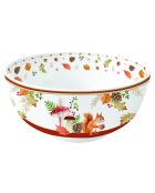 Lot de 2 bols en porcelaine Autumn Breeze multicolore - 23 x 23 x 11 cm