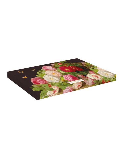 Plato para servir de porcelana multicolor Victorian Garden, 35 x 15 x 3 cm