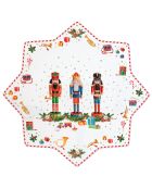 Set per torte in porcellana vintage, multicolore, 32 x 32 x 2 cm