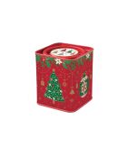 Juego de 3 tazas de porcelana Jingle Bells multicolores, 350 ml