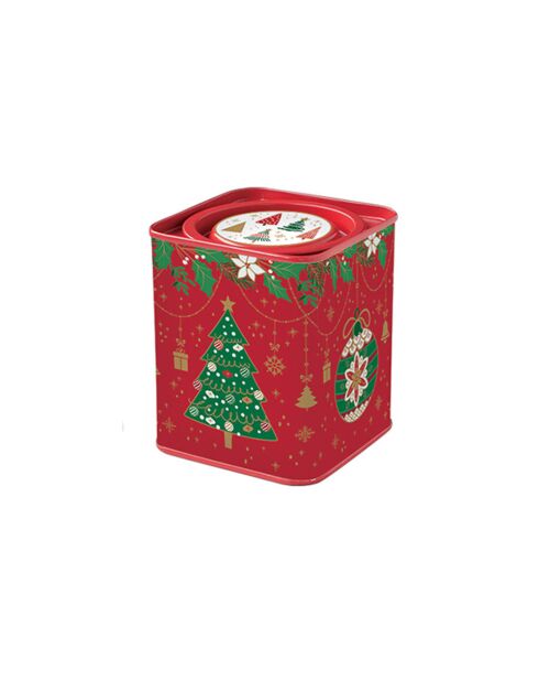 Set di 3 bicchieri in porcellana multicolore Jingle Bells - 350 ml