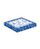 Set mit 4 mehrfarbigen Teebeutelhaltern aus Pagodenporzellan - 650 ml
