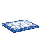 Plato para servir de porcelana Pagoda multicolor, 24,5 x 17 x 2 cm