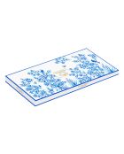 Bandeja rectangular de porcelana Paradise Garden multicolor - 37 x 17 x 3 cm