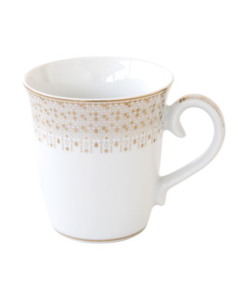 Taza de porcelana festiva multicolor - 275 ml