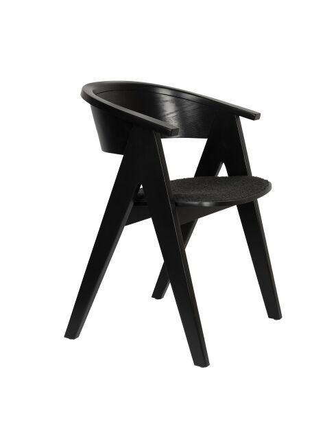 2 schwarze NDSM-Stühle - 54x59x79 cm